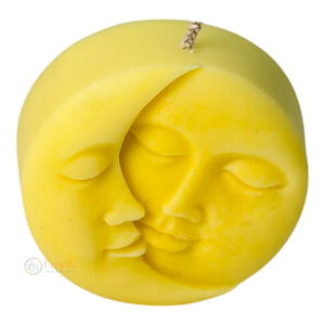 Bougies de cire de soja fantaisie faites à la main barres décoratives soleil lune décoration de maison festive pour les mariages pâques autres événements spéciaux - Product Image 1