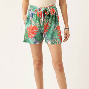 Shorts pour femmes en vrac imprimés par sublimation personnalisés en stock Shorts pour femmes Nouvelle arrivée Shorts pour femmes - Product Image 1