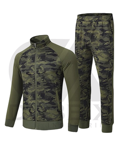 ชุดกีฬาซิปเต็มลำลองสำหรับผู้ชายชุดวอร์มวิ่งแขนยาวชุด2ชิ้นพิมพ์ลายระบายอากาศเป็นมิตรกับสิ่งแวดล้อมบวก - Product Image 1