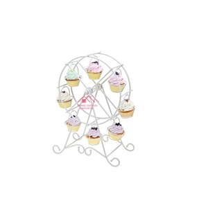 Présentoir pour la maison intérieur décoratif gâteau en métal support haute vente luxe maison décorative métal Cupcake - Product Image 4