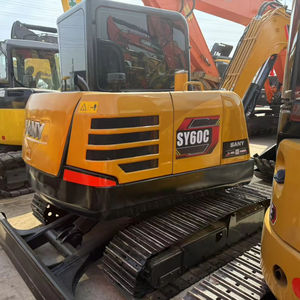 Vente flash : Mini-excavatrice sur chenilles SANY SY60C d'occasion, modèle 2020, pour la construction, l'agriculture - Composants principaux : moteur - Product Image 1