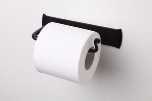 Porte-papier toilette en fer lourd pour un support mural solide et une utilisation durable dans la salle de bain - Product Image 3