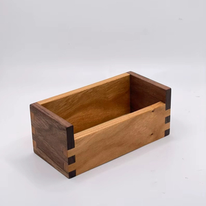 Porte-cartes de crédit en bois massif fait main, vintage, durable et de haute qualité, pour cartes bancaires, cartes ATM et cartes de visite - Product Image 1