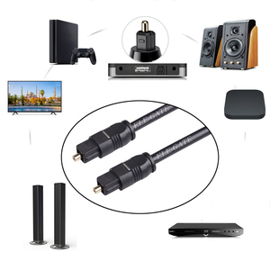 Câble à fibre optique de haute qualité 10M, gaine PVC/Nylon, connecteur 3.5mm/AUX, coque en aluminium, câble coaxial pour projecteur, haut-parleur, usage domestique - Product Image 5