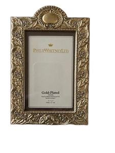 Cadre photo métallique suspendu, nature morte d'anniversaire, finition personnalisée, fait main, luxe léger, gris foncé, décoration maison Ramadan - Product Image 5