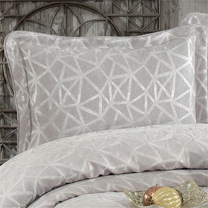 Ensemble de couvre-lit Guzide ELIZ 4 pièces, style classique, motif rayé, 100% chenille, lavable, taille king, pour usage domestique, provenant de Turquie - Product Image 2