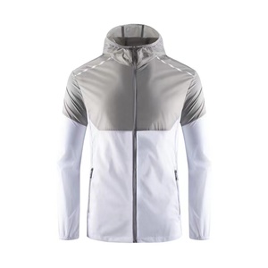 Chaqueta cortavientos ligera personalizada para hombre, chaqueta deportiva informal para correr al aire libre para hombre - Product Image 3