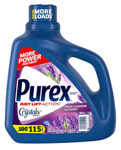 Detergente Líquido Ecológico Purex Dirt Lift Action Natural Elements Linen & Lilies 150 Fl. Oz. Jarra - Product Image 4