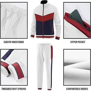 Survêtements sur mesure fabriqués en usine pour hommes, dernier design, fermeture éclair, délavage acide, manches longues, respirants, hommes, téléchargés par Dress Sports - Product Image 5