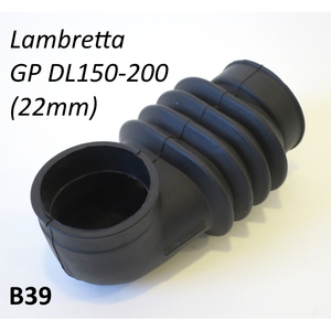 Manguera de admisión de aire Lambretta GP/ DL150 + 200 para Dell'Orto SH2/22 - Product Image 1