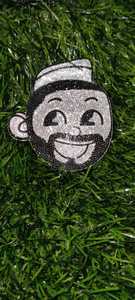 จี้เงินแท้ 925 ดีไซน์การ์ตูนหน้าตลก สไตล์ฮิปฮอป ประดับเพชรโมอิสซาไนต์ สำหรับผู้ชาย สามารถปรับแต่งได้ - Product Image 2