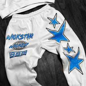 Conjunto Deportivo Personalizado con Serigrafía de Logotipo Grande, Ropa Deportiva de Alta Calidad, Unisex, 2 Piezas - Product Image 3