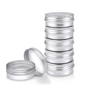 Boîtes en aluminium, récipient en métal, pot rond en aluminium pour crème - Product Image 2