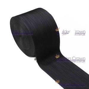 ริบบิ้น Masonic Moire สีดำแบบหน้าเดียว grosgrain ความดื้อรั้นสูง | Masonic regalia เครื่องแต่งกาย - Product Image 1