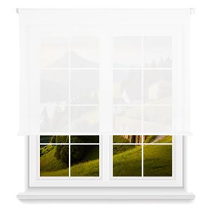 Stores enrouleurs translucides Well Home - Blanc, 130 x 180 cm (largeur x longueur) / Taille du tissu 127 x 175 cm - Product Image 1