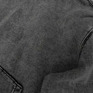 เสื้อฮู้ดล้างกรดแบบมีเชือกผูกสำหรับผู้ชายผู้ใหญ่เสื้อโอเวอร์ไซส์ระบายอากาศ - Product Image 4