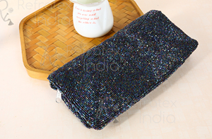 กระเป๋าประดับลูกปัดแฟชั่น รุ่น BB37 สีตามสั่ง ผู้ผลิตขายส่ง Refratex อินเดีย ผลิตในอินเดีย คุณภาพดีที่สุด ราคาถูก - Product Image 3