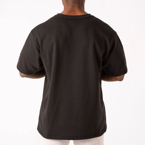 T-shirt pour homme à épaules tombantes, design très demandé, prix raisonnable, respirant, anti-froissement, vente chaude - Product Image 2