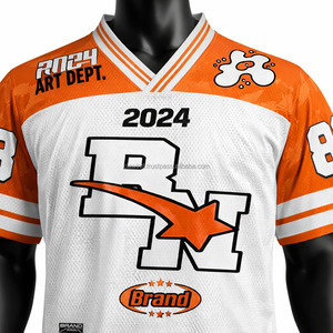 Maillots de football américain personnalisés pour adultes - Meilleures ventes, confortables, manches courtes, 100% polyester - Product Image 6