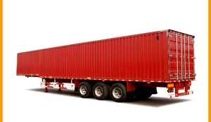 3 Ejes 45ft 53ft Dry Van Semi Remolque Caja de carga de hierro Contenedor para transporte de mercancías a granel Camión Remolque - Product Image 3