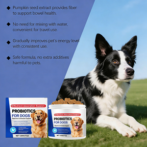 DogDigestiveCare Probióticos Masticables Blandos para <span class=keywords><strong>Perros</strong></span> y Gatos, Alta Proteína, Apoyo Natural para la Salud Intestinal, Absorción Rápida, Apoyo Inmunológico, Vitaminas - Product Image 3