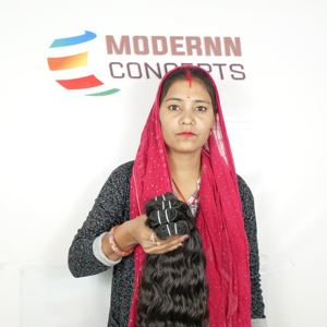 Wholesale Cheap Price Indian Human <b>Hair</b> Wavy Weave Bundles 100% <b>One</b> Donor Raw Virgin Unprocessed Temple Human <b>Hair</b> <b>Extensions</b> - Product Image 2