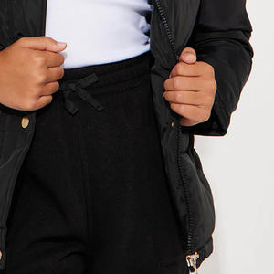 แจ็กเก็ตขนปุยแขนยาวปกคอเสื้อขนสัตว์มีกระดุมปิดระบายอากาศได้และสวมใส่สบายพอดีตัว2026สีทึบ - Product Image 6