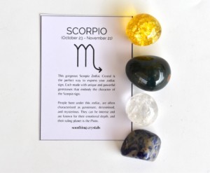 Gamme Exclusive : Kit de Cristaux du Zodiaque SCORPIO, Pierres Roulées Polies Écologiques, Pierre de Naissance, Pierre de Méditation, Perles pour Cartes, Bracelet - Product Image 5