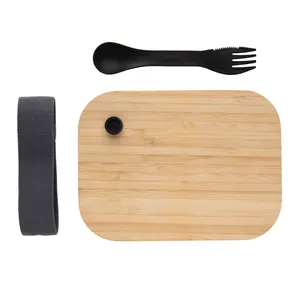 Boîte à lunch en bambou durable pour une alimentation éco-responsable - Product Image 5