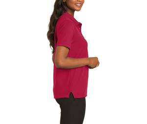 T-shirt polo respirant demi-manches pour femmes T-shirt polo sur mesure de haute qualité avec tarif bon marché - Product Image 3