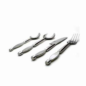 Estilo de lujo Hecho en la fábrica de La India Vajilla de alta calidad Cubiertos de acero inoxidable Acabado de níquel Banquete Juego de cubiertos de boda - Product Image 6