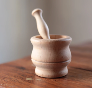 Mortero y Maja de madera hechos a mano, artesanías nuevas, triturador de madera de alta calidad, juego de mortero, precio más bajo - Product Image 2