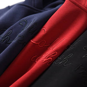 Sudadera con Capucha de Franela de Algodón de Bambú al por Mayor, Color Liso, Logotipo OEM, Sudadera con Capucha Gruesa de Algodón para Niños y Niñas - Product Image 5