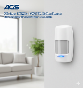 Détecteur de mouvement PIR sans fil <span class=keywords><strong>AGS</strong></span> 433 MHz, détecteur infrarouge RF S002 pour système d'alarme de sécurité domestique intelligent - Product Image 2