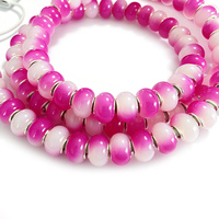 Câble USB 4-en-1 de haute qualité avec bracelet perlé dégradé, 6 couleurs, cordon de charge décoratif et tendance pour téléphone