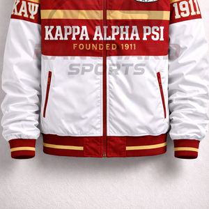 Chaqueta Cortavientos con Estilo, Fraternidad Kapa Alpha Psi, la Mejor Ropa Griega, Chaqueta Cortavientos Kapa Alpha Psi Duradera y Profesional - Product Image 2