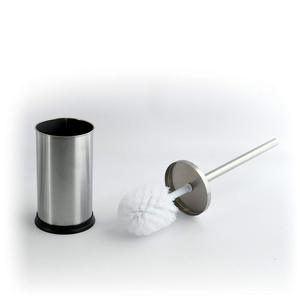 Brosse WC en métal et inox finition mate, base en plastique - Product Image 2
