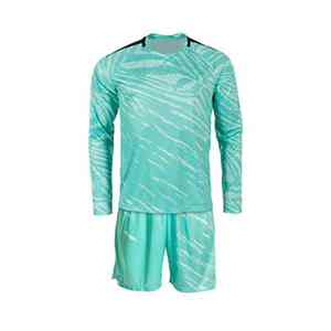 Ensembles de maillots de gardien de but de football pour hommes, respirants, imprimés, été, manches longues, haut de sport pour l'entraînement au football, vente en gros - Product Image 2
