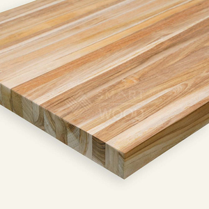 Tablero de longitud completa de teca sólida de grado AB de Smartwood Company, decoración de muebles para interiores y exteriores, madera de caucho articulada con los dedos - Product Image 5