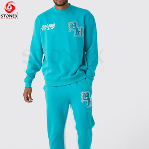 Dernier survêtement pour hommes Survêtement d'hiver chaud à capuche pour hommes Ensemble de pantalons de survêtement solides et décontractés Costume de jogging Vêtements d'entraînement de gymnastique - Product Image 6