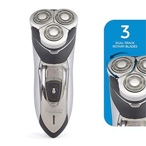 Afeitadora Eléctrica Rotatoria de Triple Cuchilla, IPX7, Lavable, Recortadora para Cara y Cuerpo, Portátil, con Batería Reemplazable, para RV - Product Image 1