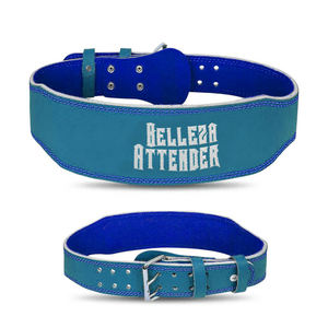 Power lifting belt weight lifting belt with 6 inch back support for lifting 10 & 13mm belleza attender - Product Image 5