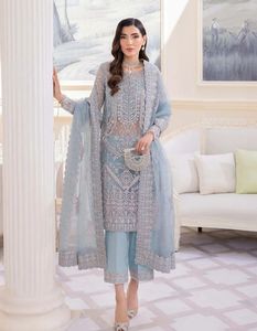 เดรส100% คาเมซทำมือสำหรับผู้หญิงชุดทางการและปาร์ตี้สำหรับงานแต่งงานเดรสปากีสถานจากปากีสถาน - Product Image 2