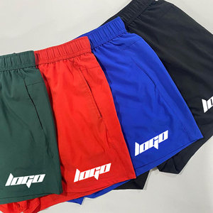 กางเกงกีฬาขาสั้นผู้ชายขาสั้นออกกำลังกายข้างถนนเอวยางยืดระบายอากาศได้กระเป๋าโพลีเอสเตอร์ชายเสื้อกางเกงกีฬาขาสั้น - Product Image 4