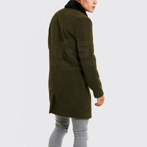 Abrigo Largo para Hombre, Clásico, Mezcla de Lana, Ropa de Abrigo de Invierno, Abrigo Largo para Hombre, Corte Entallado, Ropa de Abrigo de Negocios - Product Image 2