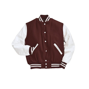 Comfortable Stylish Outerwear Wholesale Vintage Men's Varsity Winter Jacket Warm - Product Image 2