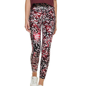 Leggings de gymnastique taille haute respirants antibactériens pour femmes Slim Sport Style Workout Push-Up Spandex/Polyester en vente - Product Image 2