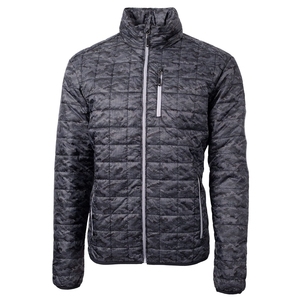 Cómoda chaqueta acolchada de manga larga para hombre OEM Classic Work Puffy chaquetas acolchadas de alta calidad para la temporada de invierno - Product Image 6