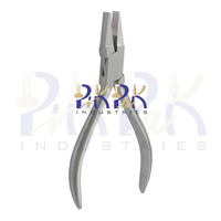 Tang Kombinasi Baja Anti Karat 130mm, Mulut Rata, Gigi Bergerigi, Finishing Matt, Untuk Pembuatan Perhiasan, Kerajinan DIY, Memancing, OEM, Pemasangan Circlip, Crimping