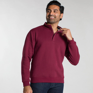 Low Moq Street Wear <b>Half</b> <b>Zip</b> <b>Sweatshirts</b> Trending <b>Men</b> Winter Thermal Cotton Premium Design Best Selling <b>Half</b> <b>Zip</b> <b>Sweatshirts</b> - Product Image 1